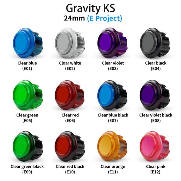 【ハメ込み式 24φ クリア 単品】Qanba Gravity KS クァンバ グラビティ KS メ...