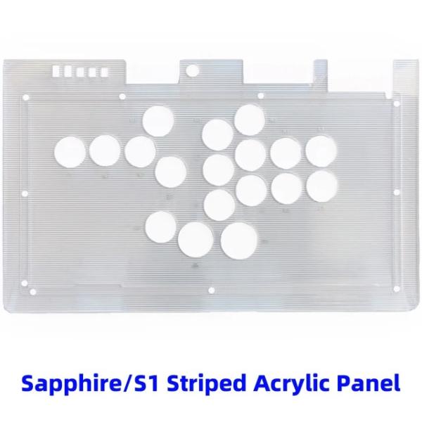Qanba Sapphire S1 Arcade Controller Striped Transp...