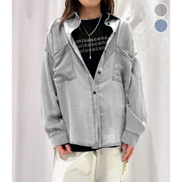 テンセルデニム オーバーシャツ