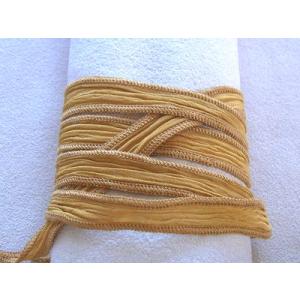 シルクリボン M　マスタード