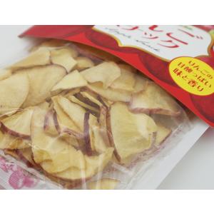 国産りんご使用りんごスナック×5袋（送料込）りんごが皮ごとサクサクスナックに（信州長野県のお土産 お...