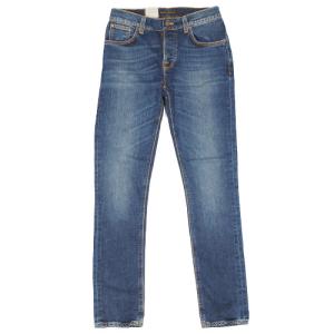 NUDIE JEANS（ヌーディー ジーンズ） GRIM TIM Shaded Blue グリムティム スリムストレート｜itempost