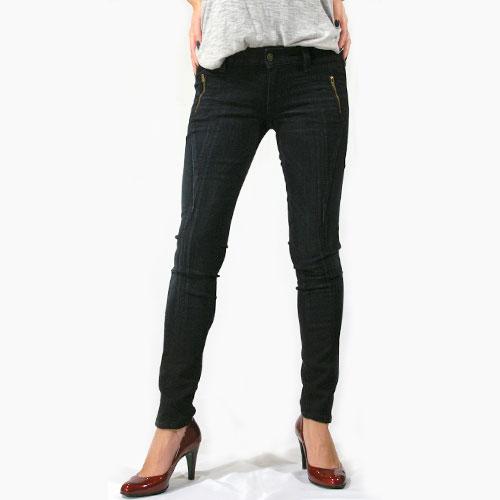 Siwy（シィーウィー） Violet Zip Cropped Skinny Ride スキニーデニ...