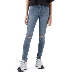 DR DENIM（ドクターデニム） LEXY Super Skinny Cape Mid Dirt Ripped スキニーデニム｜itempost