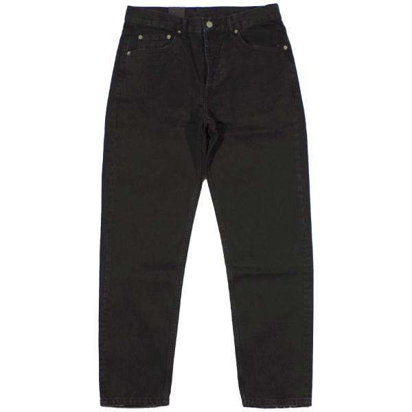 DR DENIM（ドクターデニム）　RUSH Regular Tapered Worn Black ...