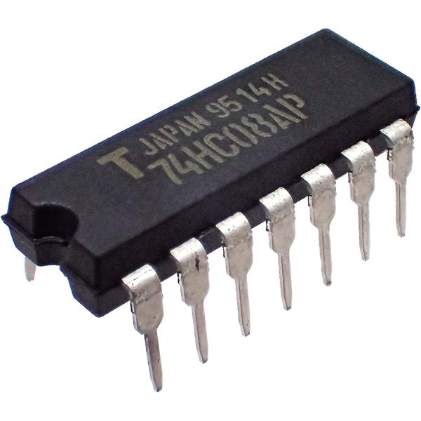 TOSHIBA Quad 2-Input AND Gate ロジックIC TC74HC08AP (5...