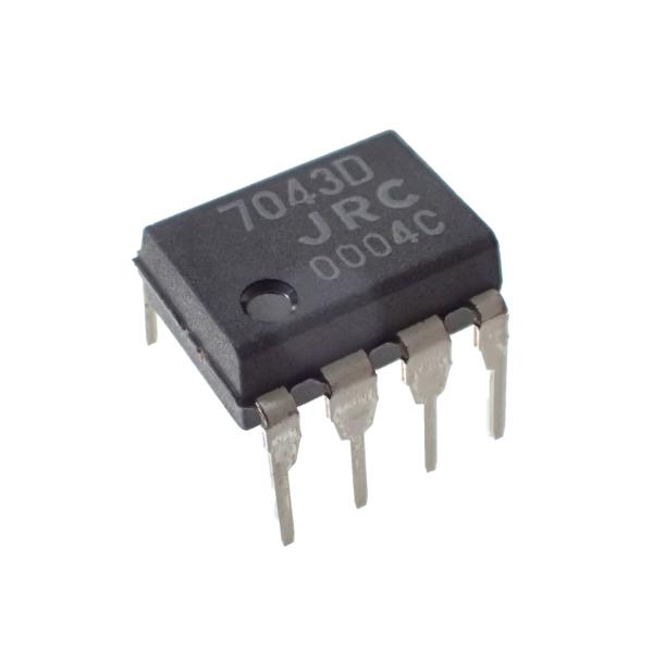 JRC  2回路入り CMOS オペアンプ  NJU7043D  (5個セット)