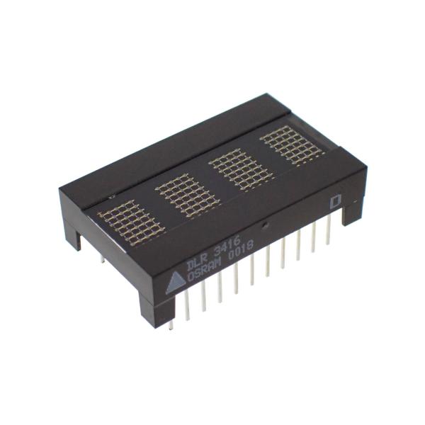 OSRAM LED dot matrix display RED 5×7 4桁 ドットマトリクス D...