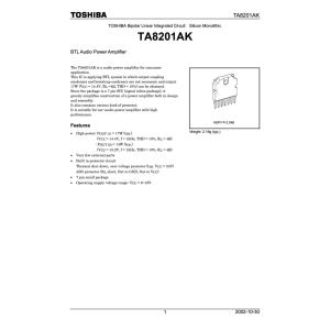 TOSHIBA BTL Audio Power...の詳細画像1