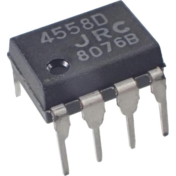 オペアンプ デュアル 2回路 DUAL Operational Amplifier NJM4558D...