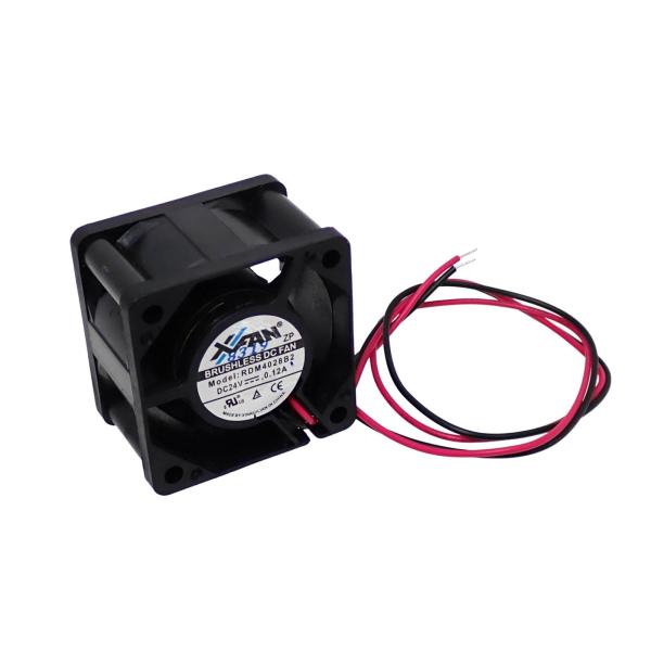 X-FAN 小型 ブラシレス DCファン DC 24V 0.12A 40mm角 厚さ28mm 40×...