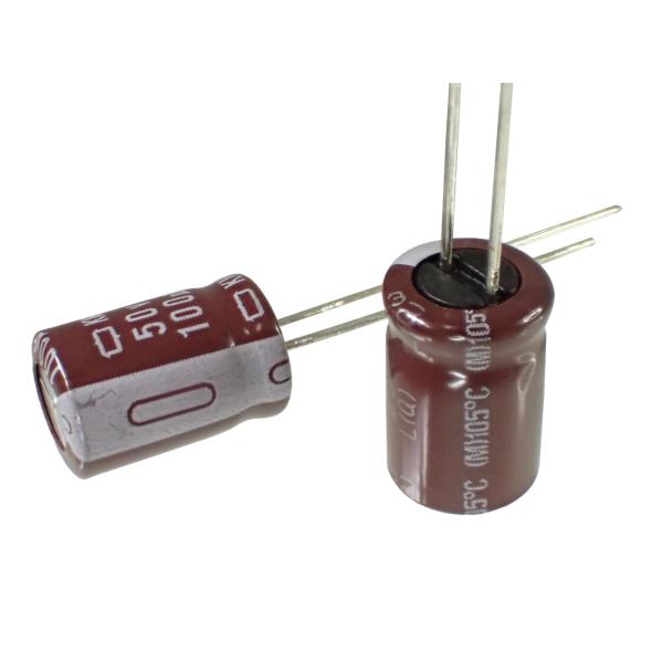 NIPPON CHEMI CON ラジアルリード 耐洗浄 小形 アルミ 電解コンデンサ 50V 10...