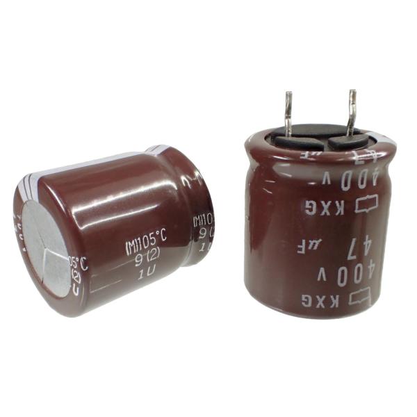 NIPPON CHEMI CON ラジアルリード 長寿命 高リプル 小形 アルミ 電解コンデンサ 4...