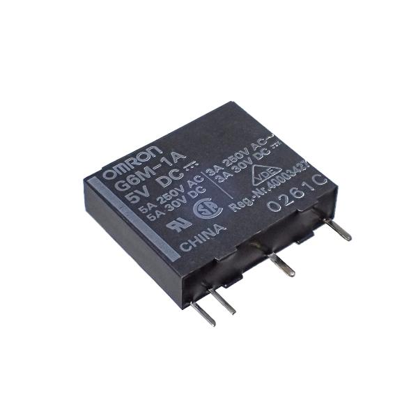 OMRON  形G6M DC5V 幅5mm スリムパワーリレー G6M-1A 5VDC