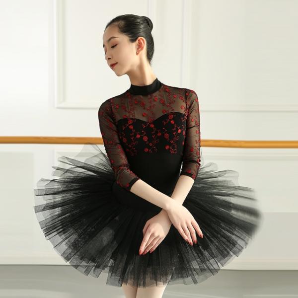 ７分袖バレエレオタードJS1092