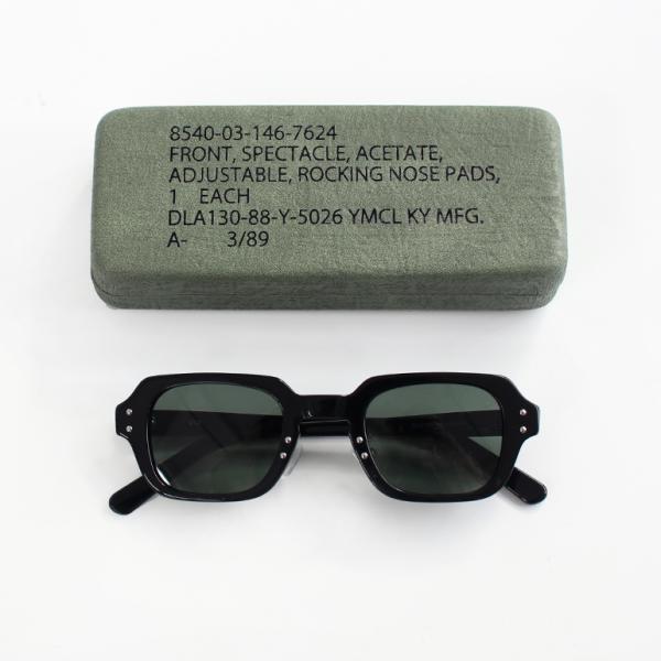 USSタイプ S9 アイウェア フレーム (ピュアブラック×グレー)