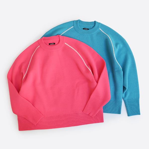 【セール】maillot マイヨ｜“mature” Light Double Knit Crew【全...