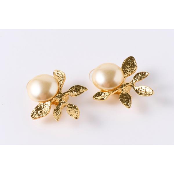 デリカテッセ ソレイユ イヤリング  ゴールドパール