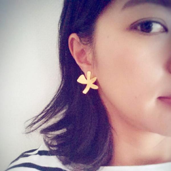 エトワールイヤリング ゴールド