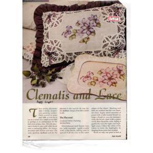 NOMI-AY142  Clematis and lace｜itempost