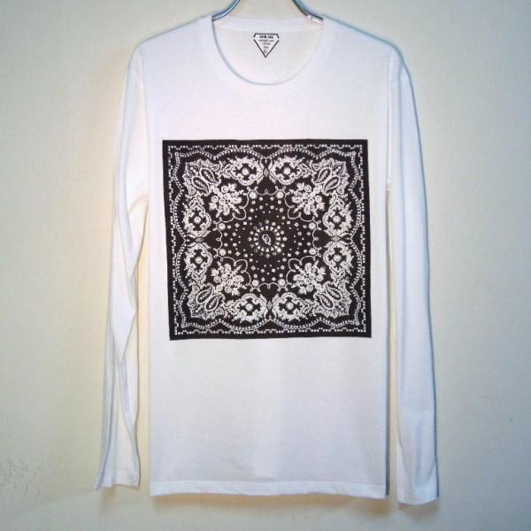 Paisley bandana Swarovski White×Black