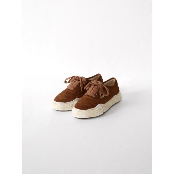 "BAKER" OG Sole Western Detail Suede Low-top Sneak...