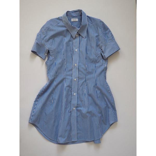 ショートスリーブシャツ (Blue×White) CB-26052