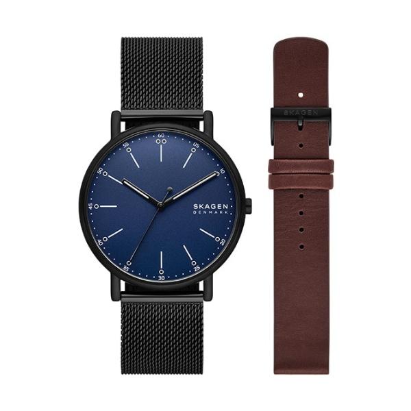 【並行輸入品】スカーゲン SKAGEN SKW6933SET 腕時計 メンズ ブルー ブラック ブラ...