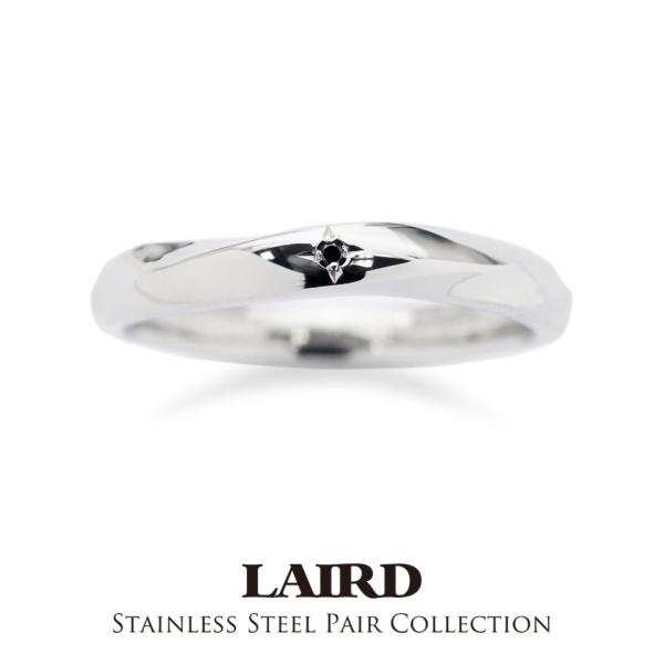 【並行輸入品】LAIRD レアド ダイヤモンド 指輪 メンズ 金属アレルギー対応 ステンレス リング...