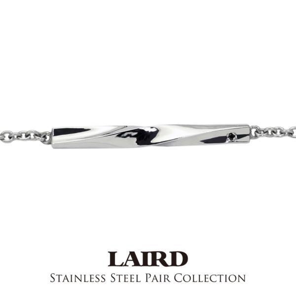 【並行輸入品】LAIRD レアド ダイヤモンド ブレスレット メンズ 金属アレルギー対応 ステンレス...