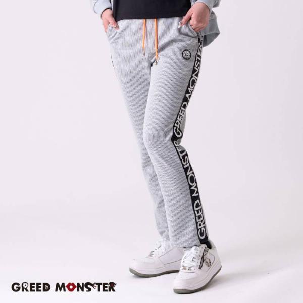 【GREED MONSTER】グリードモンスター LOGO TAPE ワッフルパンツ