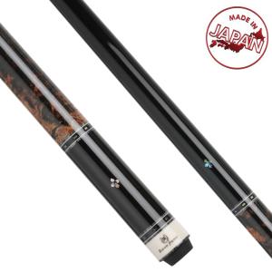 早川工房　No.482 黒檀 貝インレイ ウッドグリップ Wリング BORON内蔵(ロウトリファイドメープル)