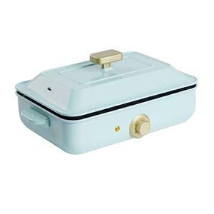 シン三海 ホットプレート A4サイズ ブルー solemood-g107-bl(卸商品)