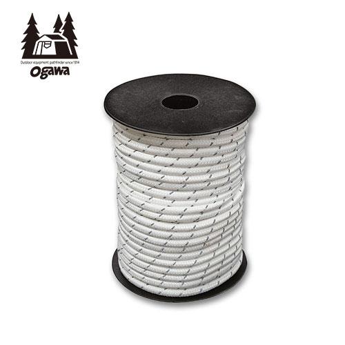 ogawa 張綱Φ5mm　白　反射材入り　30m(ボビン巻)