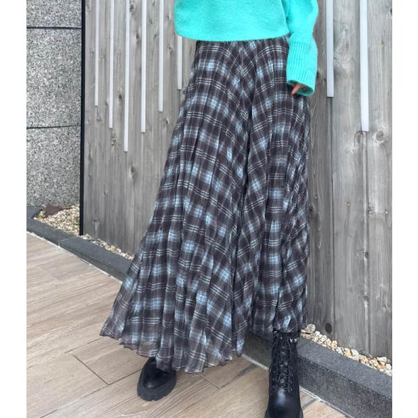 【SALE】【Desert Rose】チェック柄シュリンクスカート▼☆BDSK-28