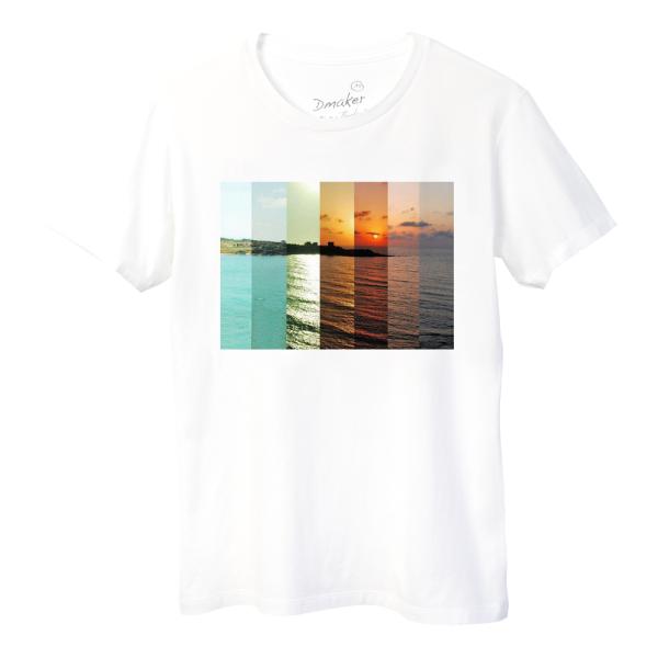 白Tシャツ:グラデーション