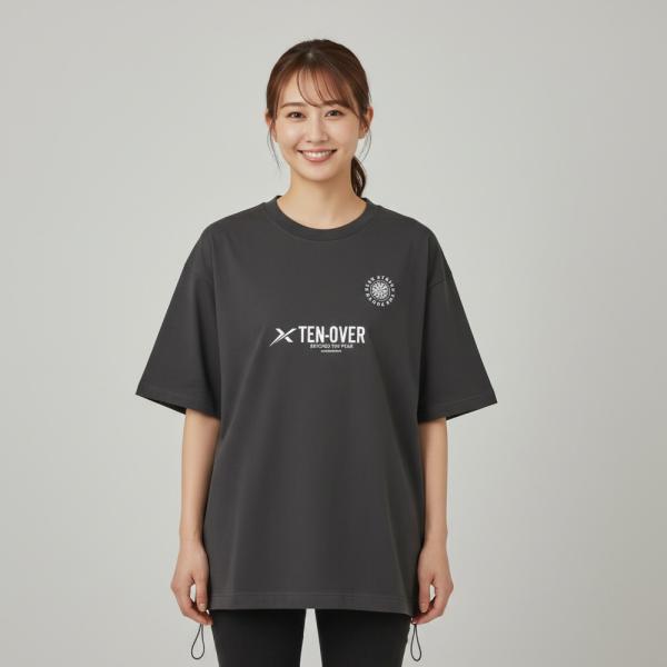 TEN-OVER ドローコード リラックスフィットTシャツ