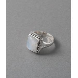 【14号】シルバーリング　ムーンストーン