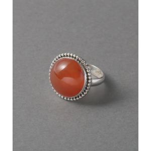 【12号】シルバーリング　カーネリアン
