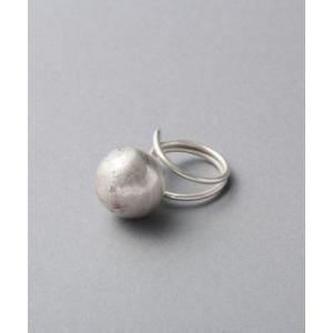 【16号】カレンシルバーリング 　ボールモチーフ