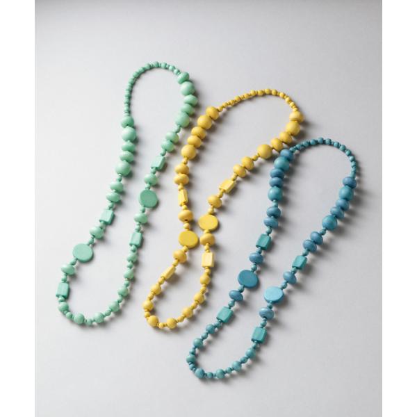 ウッドワントーンネックレス