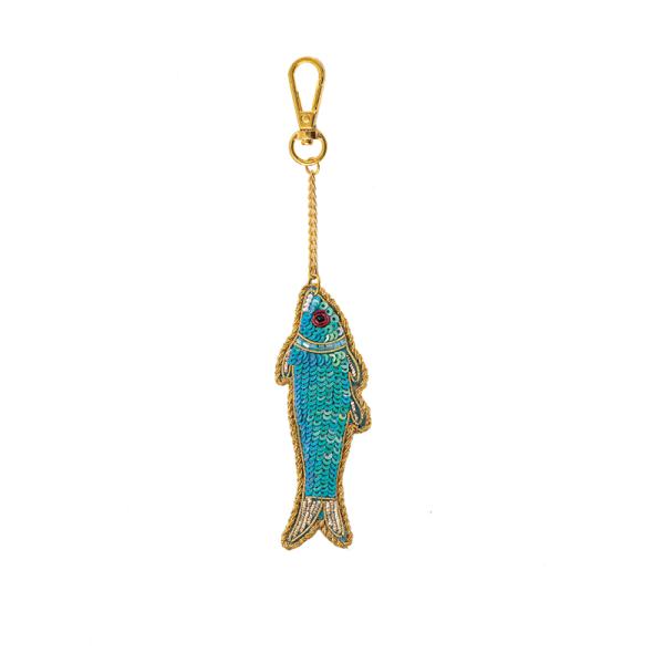 ザリ刺繍チャーム　魚