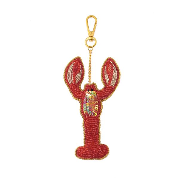 ザリ刺繍チャーム　ロブスター