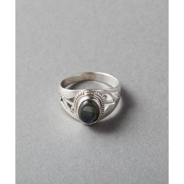 【11号】シルバーリング ラブラドライト　