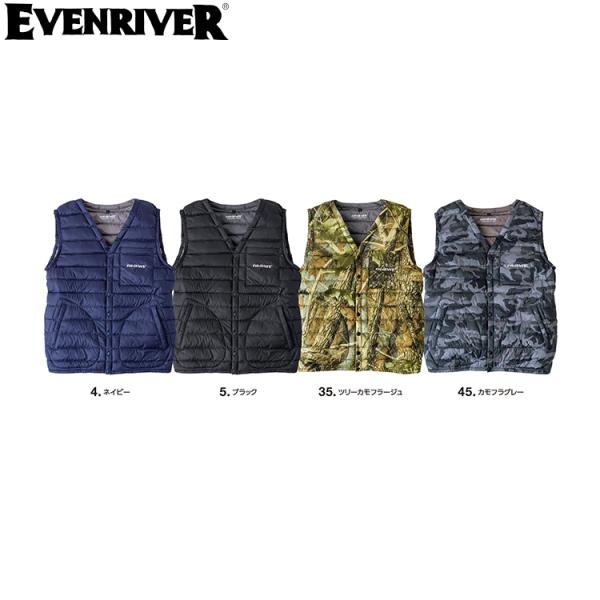 EVEN RIVER イーブンリバー R125 ファイバーダウンベスト M L LL 3L 4L  ...