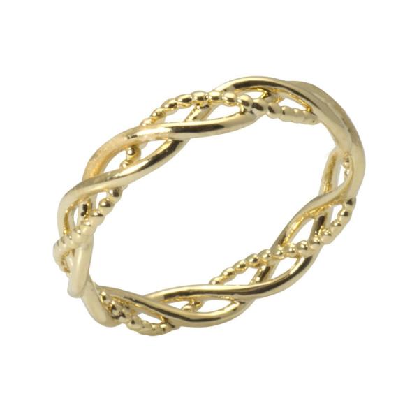 スクリューロールピンキーリング