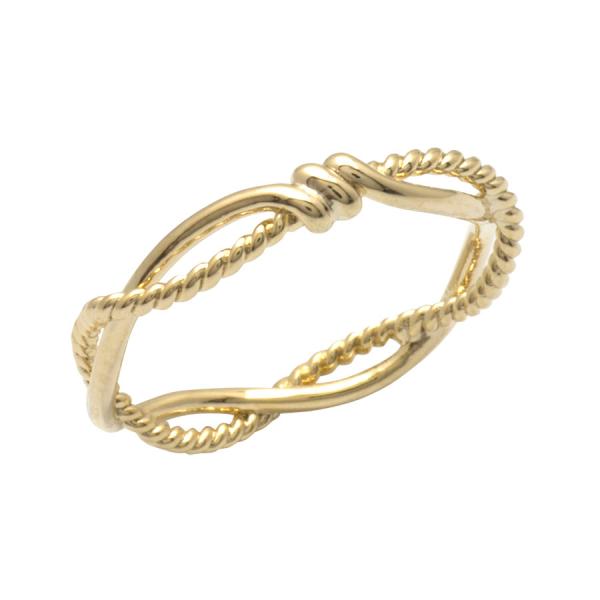 ウェーブコネクトピンキーリング