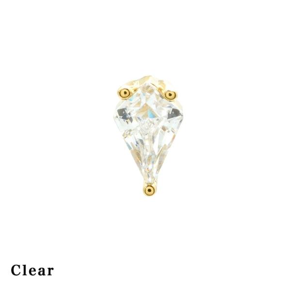 クリスタルカットボディーピアス