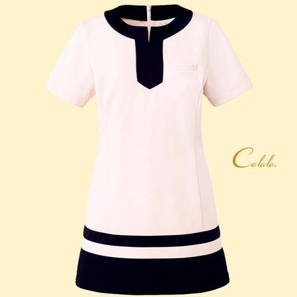 [在庫限り]キャララ バイカラーチュニック CL-0203 Calala