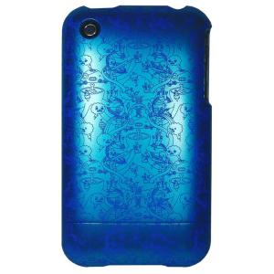 iPhone3G iPhone3GSケース 米国 RebelScholar ブランド正規品 デザイナーシリーズ Chairman Wow Blue203 ( メタリック ブルー 青 スマホケース アイフォーン ス｜itempost